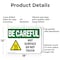 Signmission Hot Surface Sign, 12 in H x 18 in W, Aluminum, Hot Surface Do Not Touch OS-2PACK-BC-A-1218-L-10030 - alternate 8
